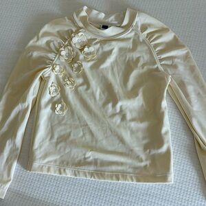 Janie and Jack off white rashguard